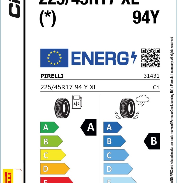 Pirelli 225/45R17 94Y XL Cinturato P7 (*)